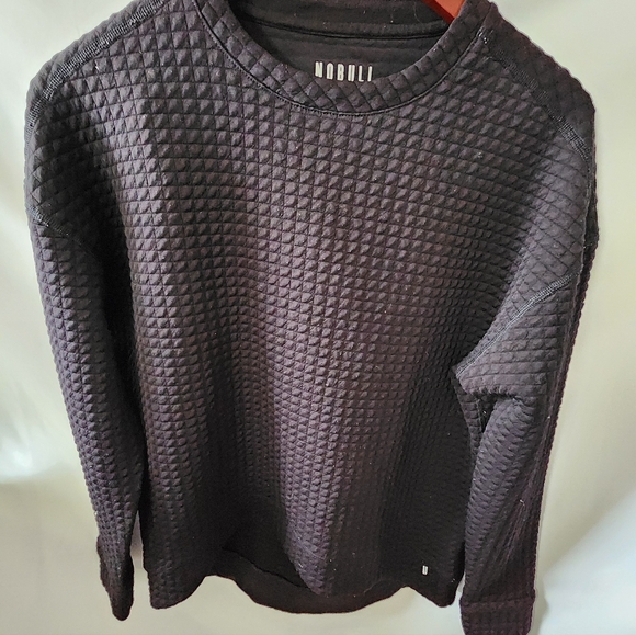 NOBULL Tops - Nobull Black Sweatshirt. Size Small.